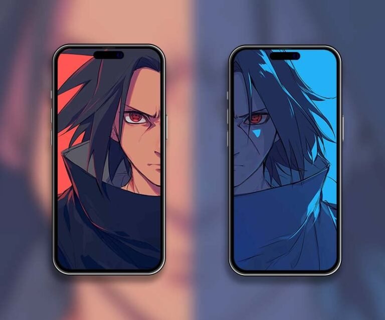 Uchiha Itachi Wallpapers: Red and Blue Rivalry