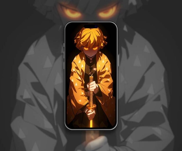 Zenitsu Agatsuma Glow Wallpapers